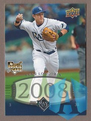 2008 Upper Deck Timeline #303 Evan Longoria RC Rookie Card Rays